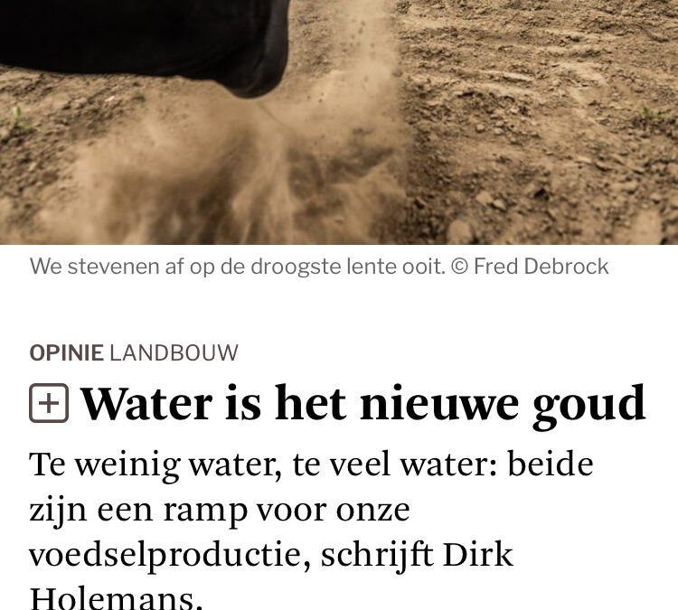 Water is het nieuwe goud